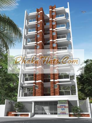 1425 sqft, 3 Beds ReadyFlat for Sale at Mirpur Pallabi with gas connection.
