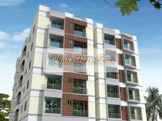 1200 sqft, 3 Beds Under Construction Apartment/Flats for Sale at Mirpur 10