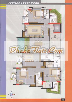 2700 sqft, 4 Beds Almost Ready Apartment for Sale at Niketon, Gulshan 01